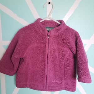 LL Bean infant fleece jacket.